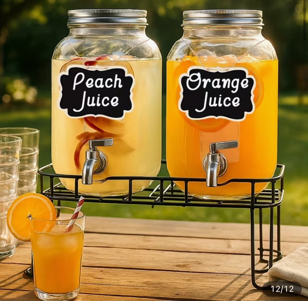 Glass Punch Jars