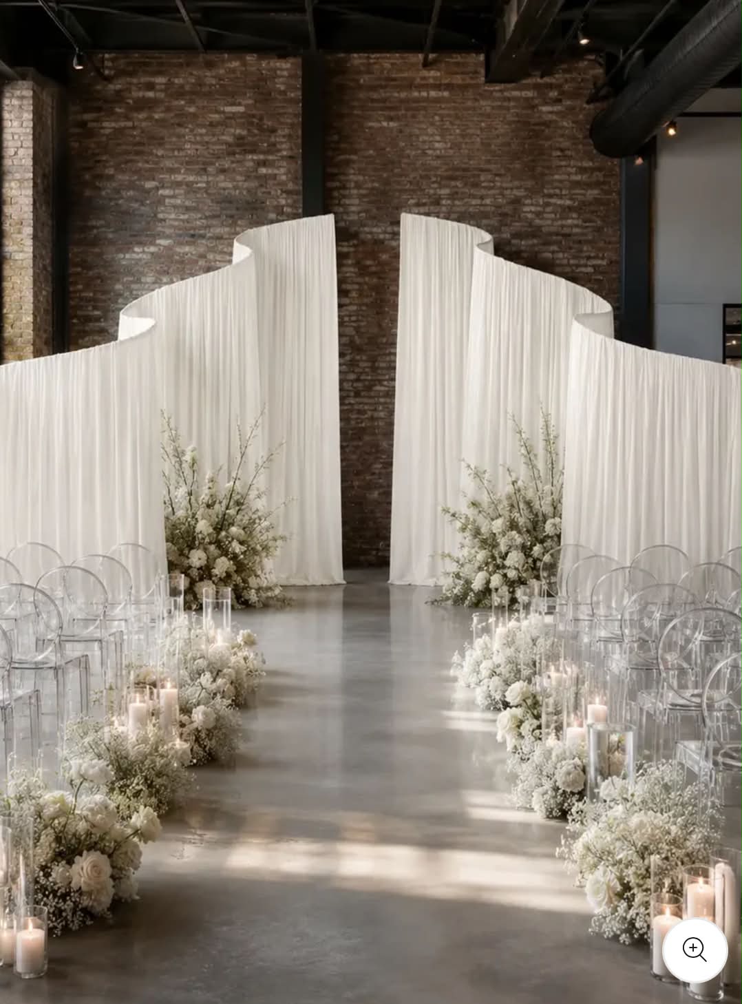 The Serpentine Draped Backdrop