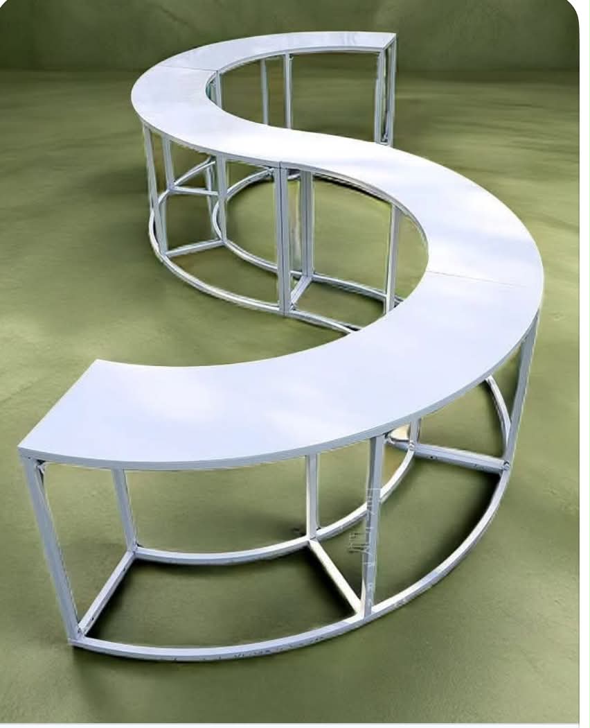 84-Inch Serpentine Tables